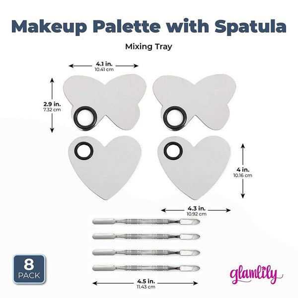 Makeup Mixing Palette w/ Spatula – Berry Fae Beauty