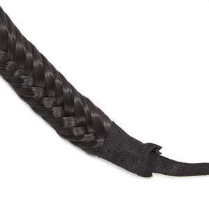 Fishtail Braid Headband, Black Synthetic Hair Extension (1 Piece)