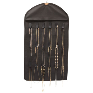 Hanging Jewelry Organizer with Pockets and Hook Loops (18.5 x 32 In, 3 Pack)