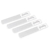 4 Pack Crystal Glass Nail File for Manicure & Pedicure, Nano Nail Filer with Case for Fingers & Toes