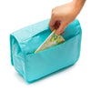 Green Hanging Toiletry Travel Bag for Bathroom Supplies (9.5 x 7.5 x 3.7 In)
