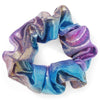 Pastel Tie Dye Scrunchies, Shiny Fabric Hair Band (4 In, 16 Pack)