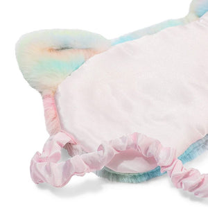 Sleep Mask for Kids Set in Tie-Dyed Bunny and Cat Design (2 Pack)