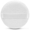 Soft Velour Large Powder Puff for Makeup Supplies (4.5 In, White, 4 Pack)