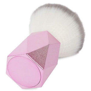 Large Kabuki Powder Makeup Brush for Cosmetics (Pink, 2 x 4.4 In)