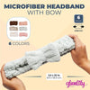 Microfiber Bowtie Headbands for Women (6 Colors, 6 Pack)