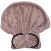 Microfiber Hair Drying Towel Cap, Bonnets with Bow Knot (4 Colors, 4 Pack)