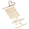 Gold Decorative Bobby Hair Pins, Rhinestone Heart, Starfish (13 Pieces)