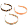 Resin Headbands for Women ( 0.74 Inches, 6 Pack)