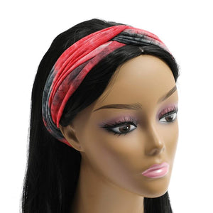 Tie Dye Knotted Headbands for Women, Boho (6-Pack)