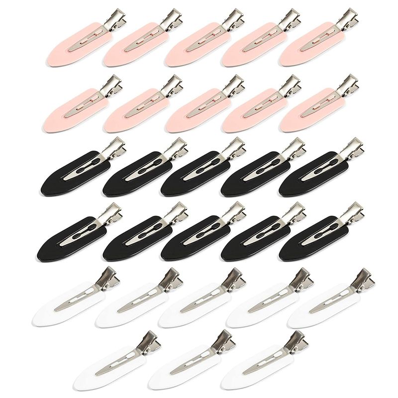 No Crease Flat Hair Clips for Makeup Application & Styling (28 Pieces)