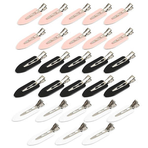 No Crease Flat Hair Clips for Makeup Application & Styling (28 Pieces)