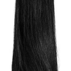 Black Ponytail Extension, Synthetic Hair (24 Inches)