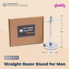 Shaving Razor Stand for Men, Bathroom Storage (1.5 x 1.5 x 6.2 In)