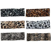 Twist Headbands for Women, Leopard and Snake Print Headwraps (6 Pack)