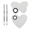 Makeup Foundation Mixing Palette Plates and Spatula Tools (8 Pieces)