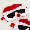 Santa Claus Sleep Mask for Kids, Women, Boys & Girls (7.5 x 6 In, 2 Pack)