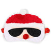 Santa Claus Sleep Mask for Kids, Women, Boys & Girls (7.5 x 6 In, 2 Pack)