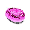 Detangling Brush Set, Metallic Palm Hairbrush (Pink, Silver, 2 Pack)