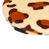 24 Pack Leopard Print Makeup Powder Puffs for Loose and Pressed Powder, Extra Large, Large, Small (3 Sizes)
