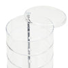 5 Tier Plastic Jewelry Organizer, Hair Tie Accessories Container for Bathroom (4.5 x 8.5 In)