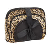 3 Pieces Glamlily Leopard Makeup Bags Set for Women, Cosmetic Travel Pouch Toiletry Organizer