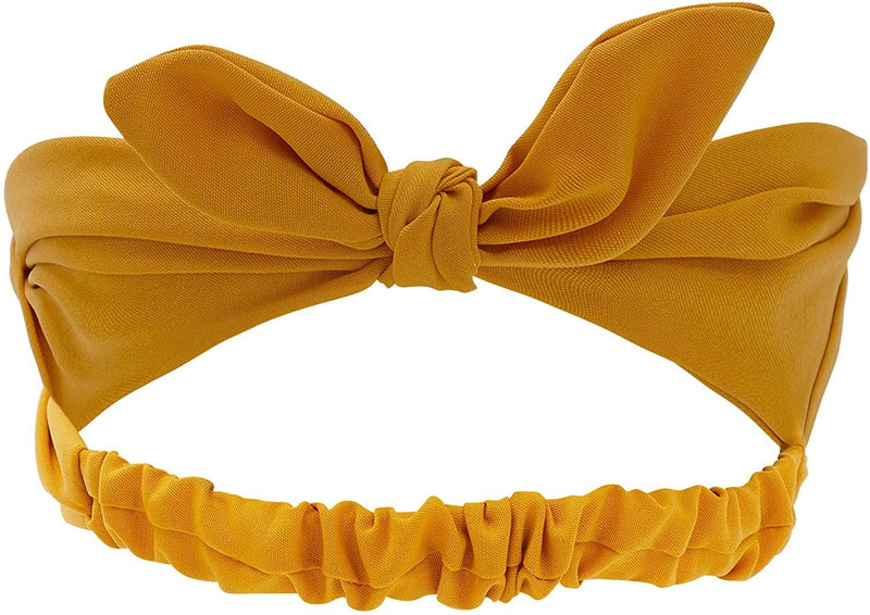 Glamlily Headbands with Bows for Women's Hair, 6 Colors (8 Pack)